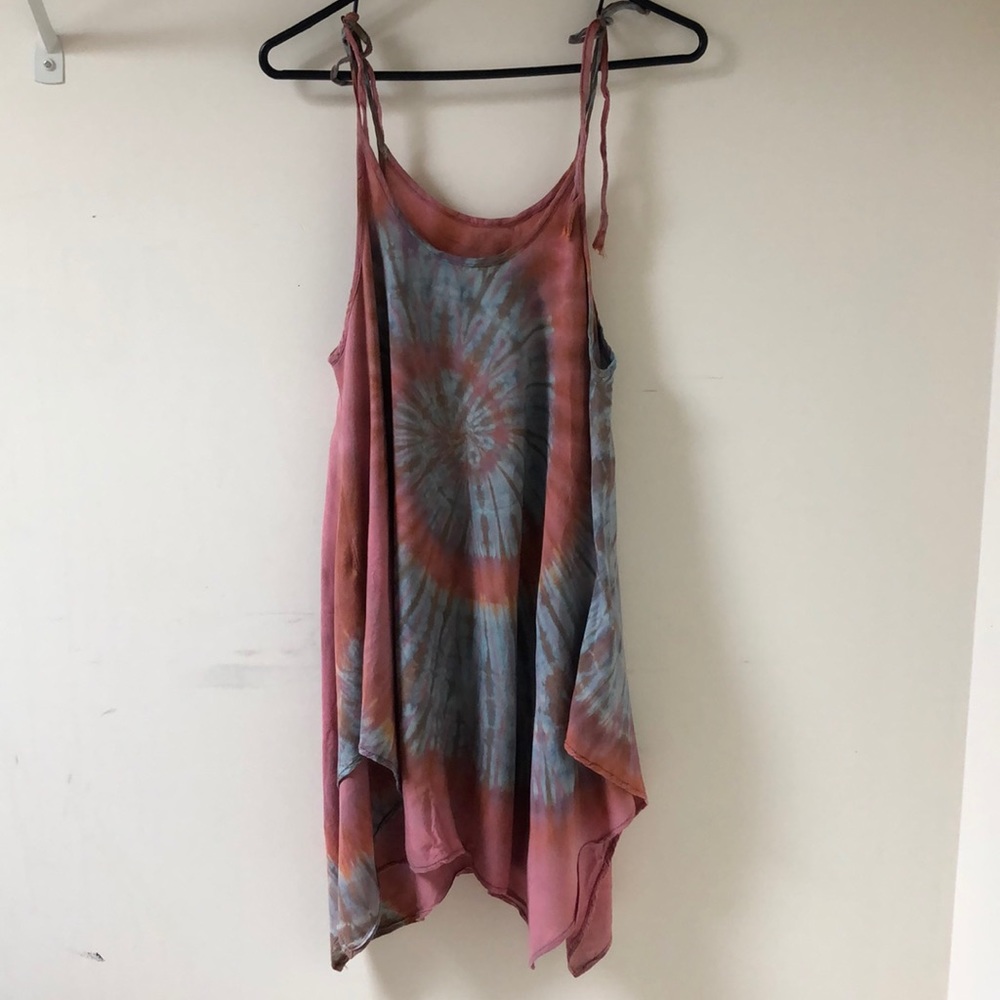 Tie Dye Mini Dress Size XS / Small (From Thailand)